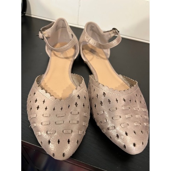 Xappeal Shoes - Xappeal Alina Halo Strap Flat Womens 11M Scalloped‎ Trim